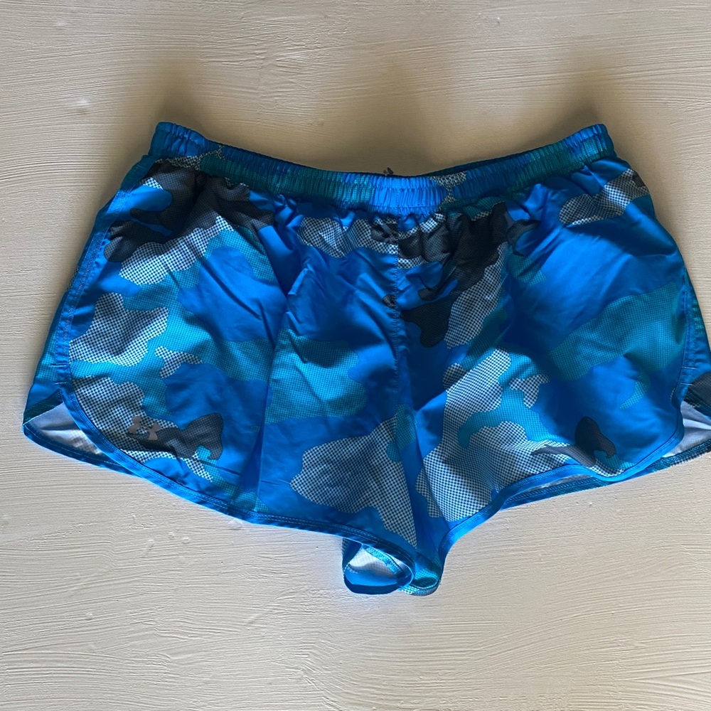 Assorted Women’s Athletic Shorts Pack - Blue, Pink, Black, Gray, Maroon, Camo - Picture 7 of 9
